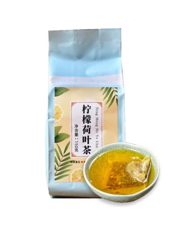 30 Packs 150G Lemon Lotusleaf Tea Strong Fragrance Fruity Aroma Sweet Sour Taste Independent Pouches Easy To Carry Around Herbal Tea Suitable for Gifts for Family and Friends