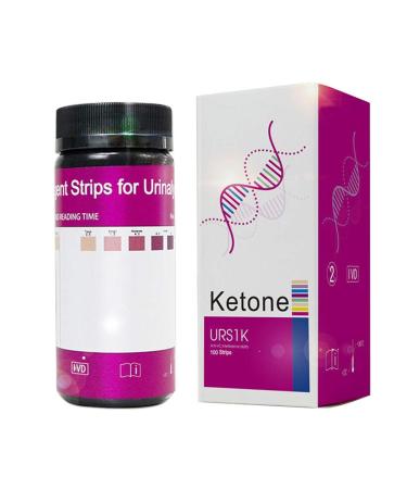 Volking Ketone test strips 100 pieces Ketone test urine for the effective keto nutrition and diet ketone sticks urine