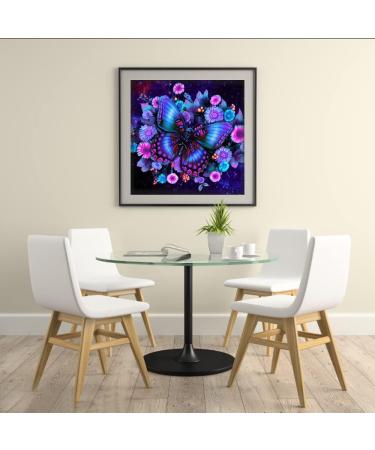 Diamond Painting Kit for Adults Beginners - 5D Round Full Drill Butterfly Picture Diamond Art Set - Buy Online on GoSupps.com