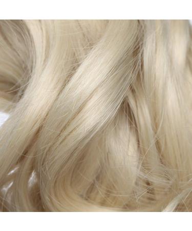 SEGO Ponytail Extension | Voluminous Wavy Hair Piece | Realistic Bleached Blonde Braid - 30cm (110g) - Buy Online on GoSupps.com