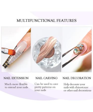 Gel Builder for Nails 3 Colours 20 g Clear Pink White Nail Extension Gel Kit Hard Gel for Nails Builder Nail Gel Kits with Nail Shapes and Acrylic Nail Brush for Nail Art Manicure - Buy Online on GoSupps.com