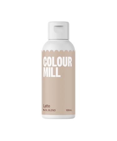 Colour Mill Oil Based Food Colouring *Bulk* 100ML - Buttercream Fondant Sugarpaste Icing and Chocolate Colour (Latte)