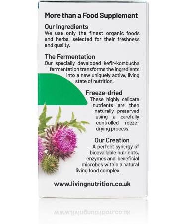 Organic Fermented Milk Thistle Supplement (60 Caps) - Natural Liver Support - Buy Online on GoSupps.com