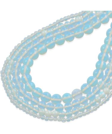 Bymitel 4mm Synthesized Opalite Round Beads Gemstones - 210pcs DIY Jewelry Making Unisex (Opal 4mm) - Buy Online on GoSupps.com