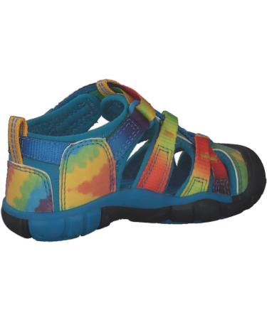 KEEN Unisex Kid's Seacamp 2 CNX-Baby Sandal - Vivid Blue Tie Dye - Size 3 UK Child - Buy Online on GoSupps.com