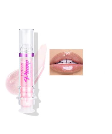 Beliky Girl Lip Plumping Booster Peppermint Extract Filler Instinct Plumping Lip Gloss Ultra Hydrating Hybrid Gloss Plumper Waterproof Lip Oil for Repairing Whiter Lip Lines Lip Care 2