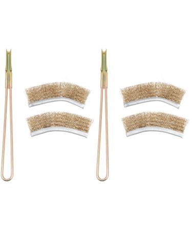Mipcase 2 Sets Bird Cage Cleaning Brush Broom Handle Parrot Cage Cleaning Cage Birdcage 24X3X2CMx2pcs Curved Headx2pcs