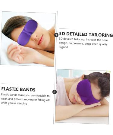 Healvian 4pcs Blackout Sleep Mask - Night Eye Blindfold for Deep Sleep - Soft Sponge Eye Patches - Three-Dimensional Design for Comfort - Ideal for Travel & Children - Buy Online on GoSupps.com
