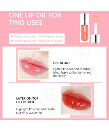 ZARICS Plumping Lip Oil - Raspberry Tinted Lip Balm for Hydrating and Nourishing Lip Care - Buy Online on GoSupps.com