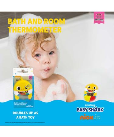 Baby Shark Bath Thermometer - LCD Digital Display for Quick 10 Second Response Time, Ideal for Babies and Children's Bath Temperatures - Suitable for the Whole Family - Buy Online on GoSupps.com