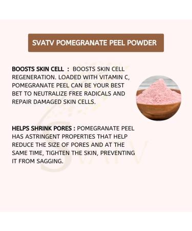 SVATV SKIN POWDER (Pomegranate Peel Powder) - Buy Online on GoSupps.com