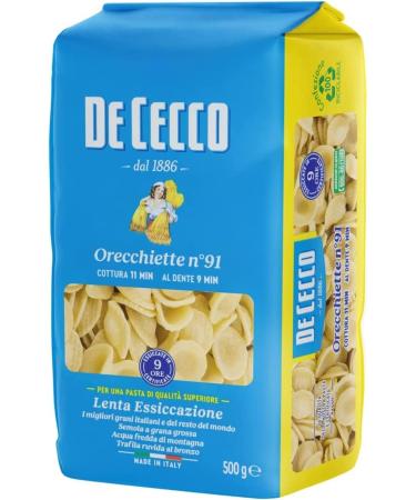 Italian Gourmet E.R. 10 x Cecco Pasta 100% Italian Orecchiette No. 91 500g + Italian Gourmet Pulp 400g - Buy Online on GoSupps.com