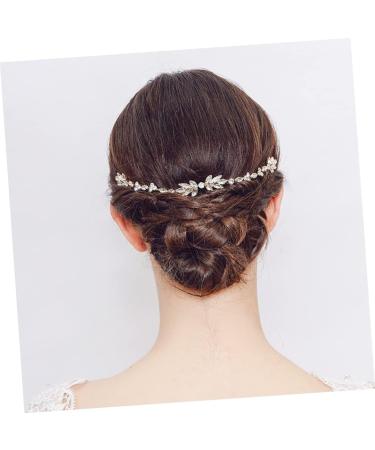 Ipetboom Bridal Wedding Comb Bridal Hair Vines Bridal Hair Accessories Wedding Accessories Rose Gold Hair Vine Bridal Hair Clip Rhinestone Vine for Hair Modeling Hair Piece Bride Zircon - Buy Online on GoSupps.com