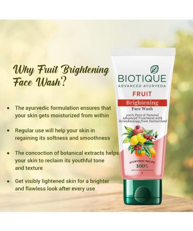 Biotique Bio White Advanced fairness Face Wash 100ml - Buy Online on GoSupps.com