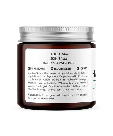 PureNature Hemp Skin Balm - 100% Natural 60ml | Soothes & Nourishes - Buy Online on GoSupps.com