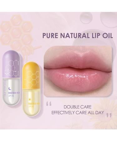 Buy Lip Care Serum: Day & Night Moisturizing Lip Plumper Set - Enhancing Balm for Fuller Lips Fine Lines & Wrinkle Reduction | International Shipping Available - Buy Online on GoSupps.com