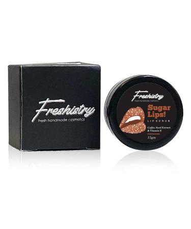 Coffee Lip Scrub with Vitamin E & Kokum | Nourishing & Brightening Lip Care for Dry & Dark Lips - 15 GM - Buy Online on GoSupps.com