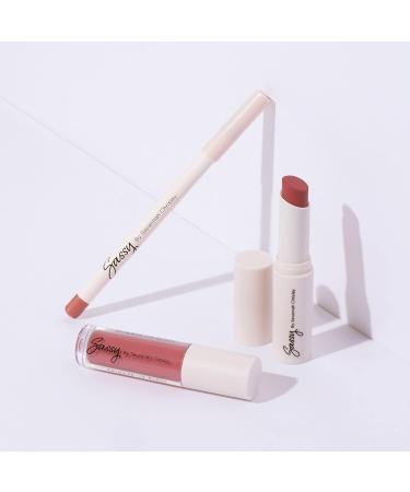 Sassy by Savannah Chrisley Signature Lip Kit - Lip Color, Gloss & Liner Set for Defined & Shimmering Lips - Darling Shade - 3 pc - Buy Online on GoSupps.com