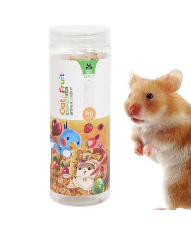 Hamster Chew Sticks | Teething Treats Sticks for Small Animals Chewing | Nutritious Convenient Hygienic Chewing Sticks for Hamsters Pet Rabbits and More Bairong Fruits and Vegetables Eggs