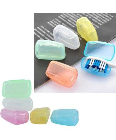 Mackur Toothbrush Case - Travel Toothbrush Cover 5 Pack for Camping & Home - Random Colors - Buy Online on GoSupps.com