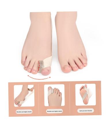 Toe Separators - 4PCS Bunion Corrector Elastic & Breathable Toe Spacers for Overlapping Toes (Size 35-40) - Portable Skin-Friendly Bunion Protector - Buy Online on GoSupps.com
