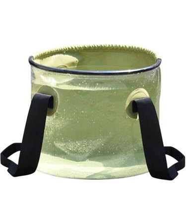 NGUMMS 2 Collapsible Bucket - 10L Fishing Bucket - Portable Kitchen Bucket Outdoor Bucket Translucent Water Container Water Bucket for Outdoor Activities 2 Pcs Transparent Barrel - Buy Online on GoSupps.com