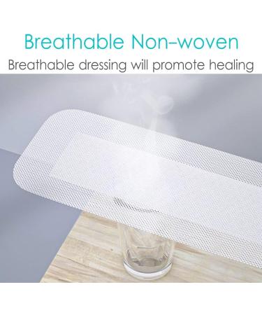 Breathable Adhesive Island Bandages - Wound Dressing for Knee Replacement | 4x8 Bordered Gauze Pad | 10 Pack for Post-Surgery Care - Buy Online on GoSupps.com