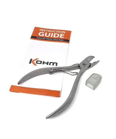 KOHM Ingrown Toenail Clippers for Thick Nails - Professional Stainless Steel Toe Nail Nippers Set for Men, Women, Seniors & Adults - Buy Online on GoSupps.com