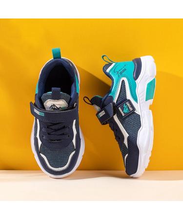 Phmnzip Kids Sneakers - Breathable Sports Shoes for Boys & Girls | Light Running Basketball & Fitness Shoes | EU Size 30 - Blue - Buy Online on GoSupps.com