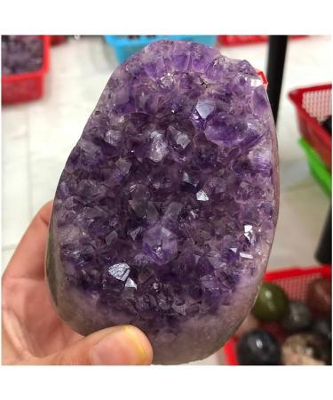 Crystal Rough Stone Natural Purple Crystal Cluster Natural Uruguay Amethyst cave Decoration Balance Gemstone Decoration - Buy Online on GoSupps.com