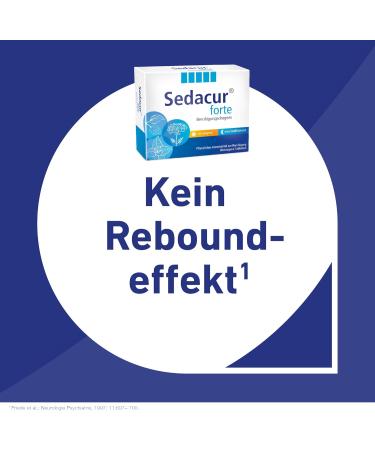 Sedacur Forte - Herbal Sleep Aid for Restlessness & Difficulty Sleeping - 60 Dragees for Peaceful Sleep - Buy Online on GoSupps.com