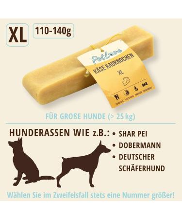 Petlove Hard Cheese Chewing Bones for Dogs - 100% Natural XL Causa Cheese 3 Pack for Dental Care & On-the-Go Fun - Buy Online on GoSupps.com