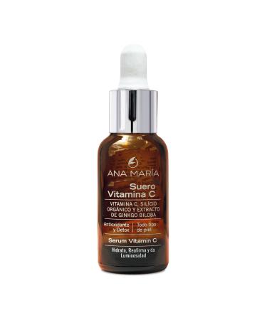 Ana Maria Cosmeticos Antioxidant and Detox Vitamin C Serum for All Skin Types | Vitamin C Serum All type Skins 1.02oz-30mL