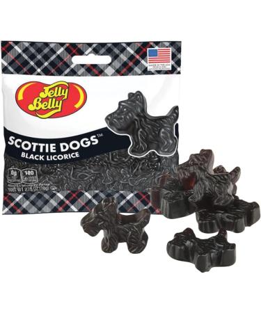 Jelly Belly Scottie Dogs Black Licorice Grab & Go Bag 3 Pack Bundle 77g - Christmas & Holidays Candy Vegan Candy Dairy Free Snacks Kosher Candy Gluten Free Bulk Candy Stocking Stuffers for Teens - Buy Online on GoSupps.com