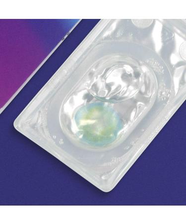 Very Covering Natural Blue Contact Lenses | Silicone Comfort Novelry Jasmine Blue | 1 Pair with Container | DIA 14.00 | -1.50 Diopters | Glamlens - Buy Online on GoSupps.com