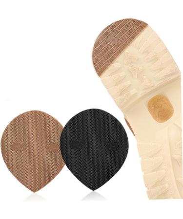 FRCOLOR 2pcs Anti-Slip Leather Shoe Soles | Non-Slip Sneaker Pads & Sole Protectors | Universal Fit | Durable & Comfortable | Assorted Colors - Buy Online on GoSupps.com