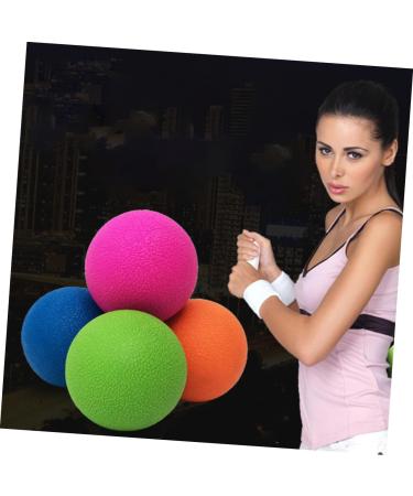 Homsfou 6-Piece Yoga Ball & Fitness Ball Set - TPR Massage Device for Rehabilitation & Relaxation - 12.1x6.1CM - Violet Color - Buy Online on GoSupps.com