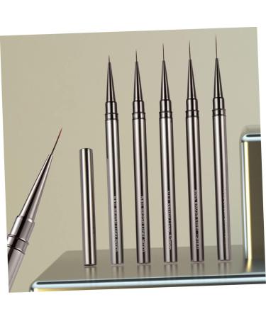 Housoutil Nail Art Drawing Pen Nail Drawing Pens Thin Nail Art Brush Gel Nail Polishes Nail Art Liner Pens Nail Art Supplies Barniz De Gel Para U as Nail Art Pen Design Pen Metal Manicure 18x1cm As Shown 2 - Buy Online on GoSupps.com