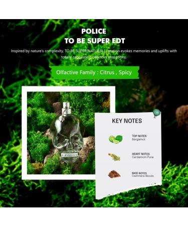 Police To Be SuperNatural for Unisex - 4.22 oz EDT Spray - Buy Online on GoSupps.com