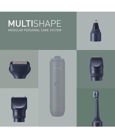 Panasonic Multishape Modular Personal Care System for Men - 5 Attachments: Beard/Hair Trimmer Electric Toothbrush Nose/Ear/Eyebrow Trimmer & More | International Shipping - Buy Online on GoSupps.com