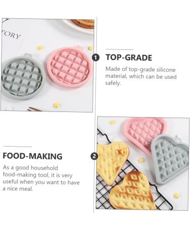 Milisten 3pcs Mold Cookie Silicone Muffin Pan Fondant Waffle Baking Pan Chocolate Chip Waffles Cajas para Con Chocolate Jelly Waffle Maker Mould Bakeware Silica Gel Round 12X11X1.6CM Random Color - Buy Online on GoSupps.com