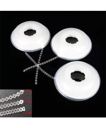 RZJZGZ Clear Orthodontic Power Chains Brace - Long Elastic Rubber Bands - Buy Online on GoSupps.com