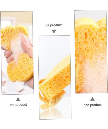 1pc Shower Wipe Cartoon Animal Bear Sponge Soonges Shower Supplies Foam Sponge Scrubber Sponges Kids Drum and Sticks Body Infant Take a Bath Wood Pulp Fiber Bath Towel - Buy Online on GoSupps.com