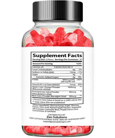 Nutradash Royal Keto ACV Gummies 1000 MG - 1 Month Supply - Buy Online on GoSupps.com