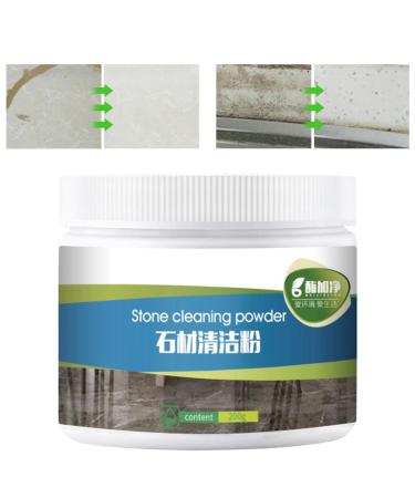 2 Stone Cleaning Powder | Multi-Purpose Marble Cleaners Porcelain Cleaner for Bathroom for Sink Wall Tile Granite Natural Stone