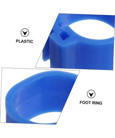 FRCOLOR 200 Pcs Meat Pigeon Anklet Plastic Clips Poultry Leg Ring Pigeons Parrot Bird Ankle Ring 1.3X1.3CMx2pcs Dark Bluex2pcs - Buy Online on GoSupps.com