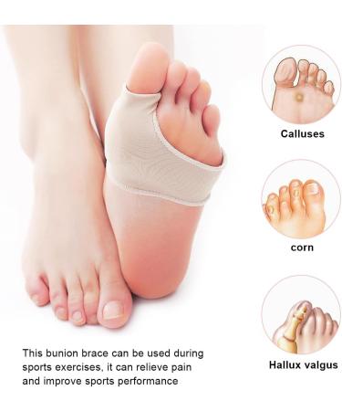 LYITZW Hallux Valgus Correction Splint - 2 Pieces with Silicone Shock Absorber & Toe Splitter for Pain Relief - Buy Online on GoSupps.com