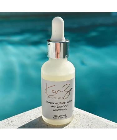 Hyaluronic Acid Serum with Vitamin C - Organic Anti-Aging & Brightening Face Serum for Dark Spots & Hydration - Buy Online on GoSupps.com