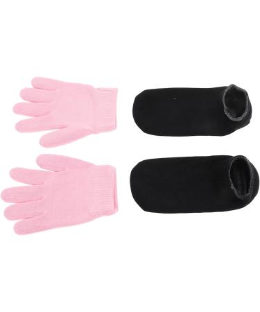 Moisturizing Gel Spa Gloves & Socks Set for Dry Cracked Hands & Feet Essential Oil Gel Socks Gloves Gift Premium Cotton Material Wear Regularly - Buy Online on GoSupps.com