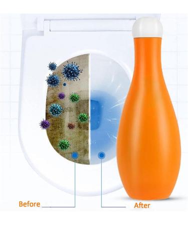 AAOCLO Bowling Blue Bubble Toilet Bowl Cleaner Toilet Bowl Cleaner Toilet Tank Cleaner Automatic Long-Lasting Toilet Bowl Cleaner in Bottle - Buy Online on GoSupps.com